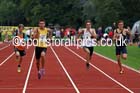 Mens and Boys 100 metres at the Northern Inter-Counties under-17s and 15s at Witton Park, Blackburn. Photo: David T. Hewitson/Sports for All Pics